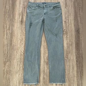 Dear John playback cuffed cropped straight leg jeans size 28